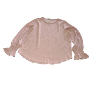 New with tag CGB long sleeve pink blouse size large